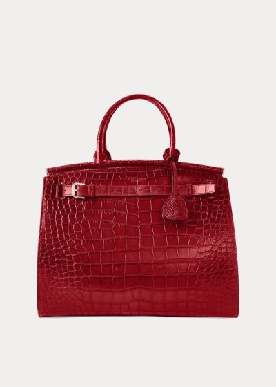 Women's Ralph Lauren Alligator Medium RL50 Handbags | 209751RLY